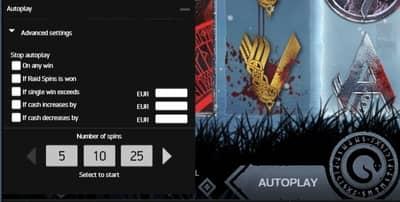 Autoplay på Viking Spelautomat