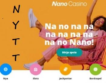 NanoCasino nu LIVE - Nyhet från SvenneCasinos